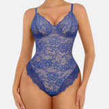 Lace Shapewear Thong Tummy Control Bodysuit