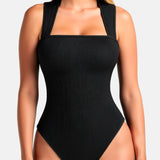 Square Neck Sleeveless Bodysuits