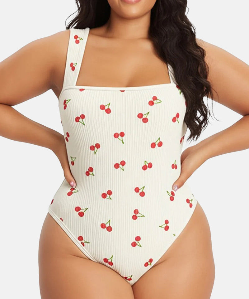 Square Neck Sleeveless Bodysuits