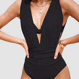 Abigail - Luxury Sculpting Swimsuit with Deep V-Neck