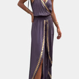 Lorena - Dress Mono with Golden Details