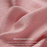 100% Linen Peter Pan Collar 3/4 Sleeve Shirt ASTRID