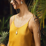 100% Linen Beaded Hem Camisole Bree