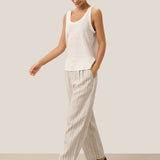 100% Linen Sketch Stripe Suit Set ELOISE