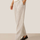 100% Linen Sketch Stripe Suit Set ELOISE