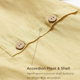 100% Linen Asymmetric Hem Long Top ISLA