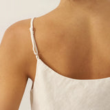 100% Linen Beaded Hem Camisole Bree