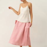 100% Linen Beaded Hem Camisole Bree