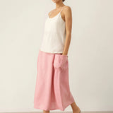 100% Linen Beaded Hem Camisole Bree