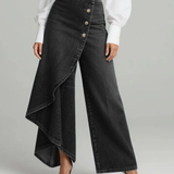 Amelia - Wrap Denim Pants