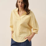Linen Oversized Fit Pocket Shirt ELOWEN