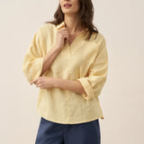 Linen Oversized Fit Pocket Shirt ELOWEN