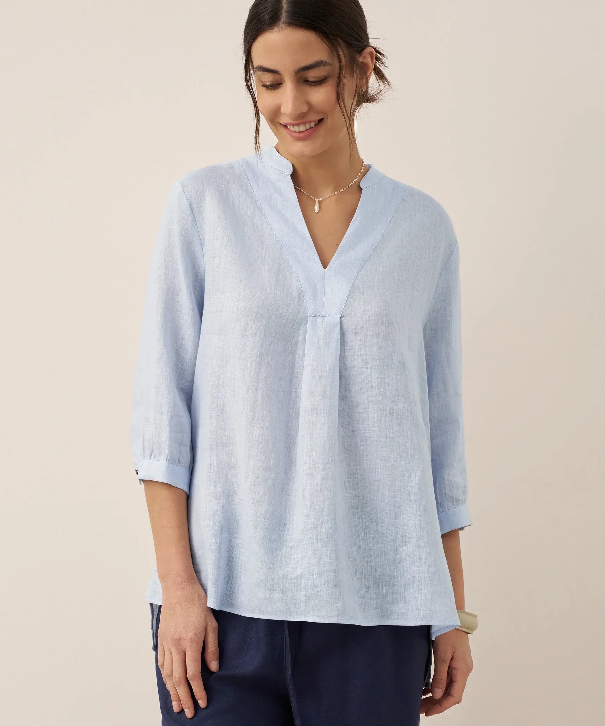 100% Linen Dress Shirt JOANNA