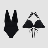 Abigail - Luxury Sculpting Swimsuit with Deep V-Neck