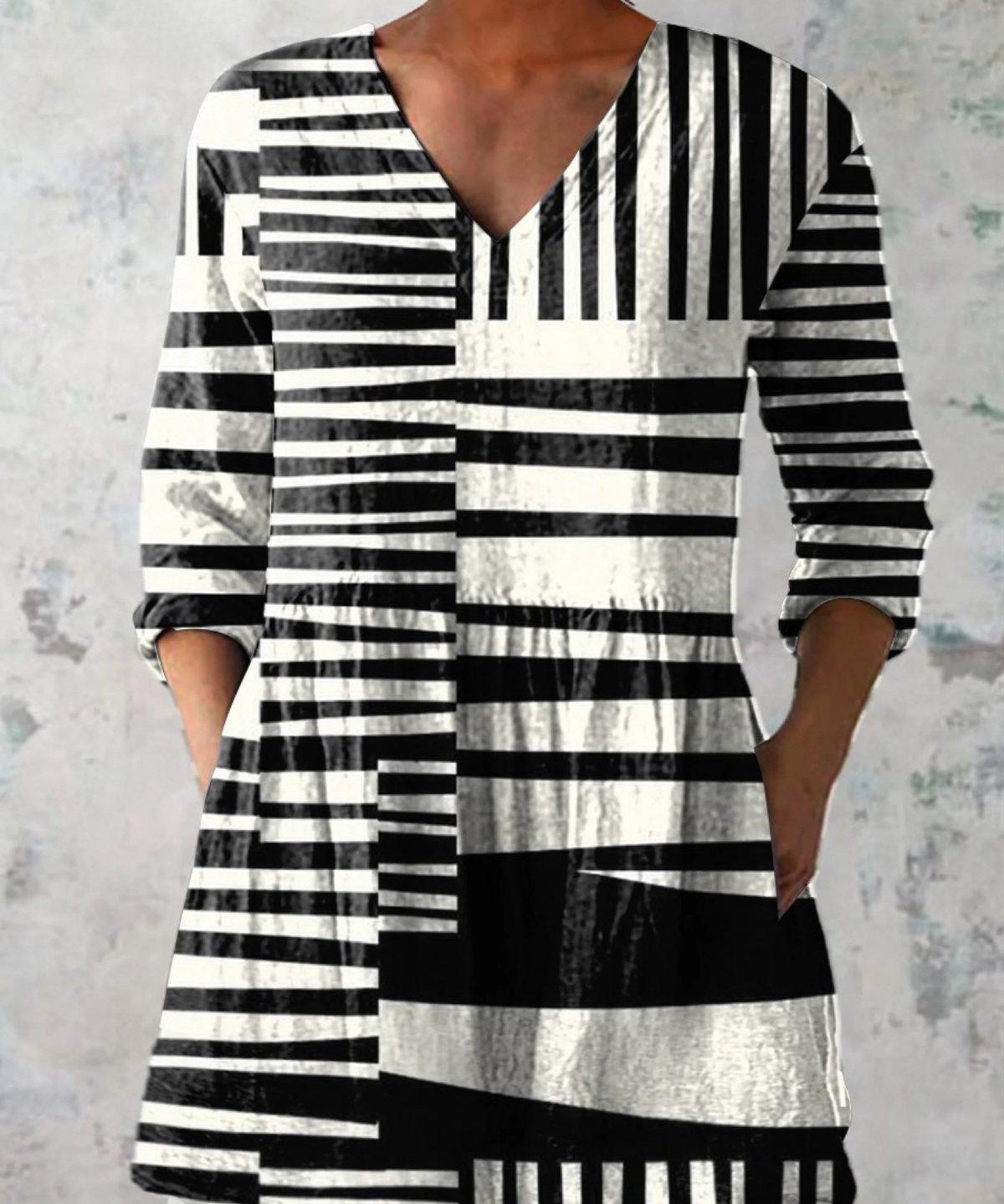 Sophie | Long Blouse with V-Neck