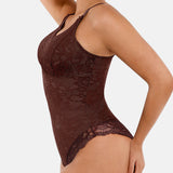 Lace Shapewear Thong Tummy Control Bodysuit