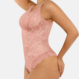 Lace Shapewear Thong Tummy Control Bodysuit