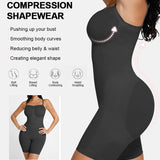 Strapless Tummy Control Seamless Bodysuit with Removable Straps
