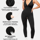 Sculpting Bodysuit Deep V-Neck Curves Support