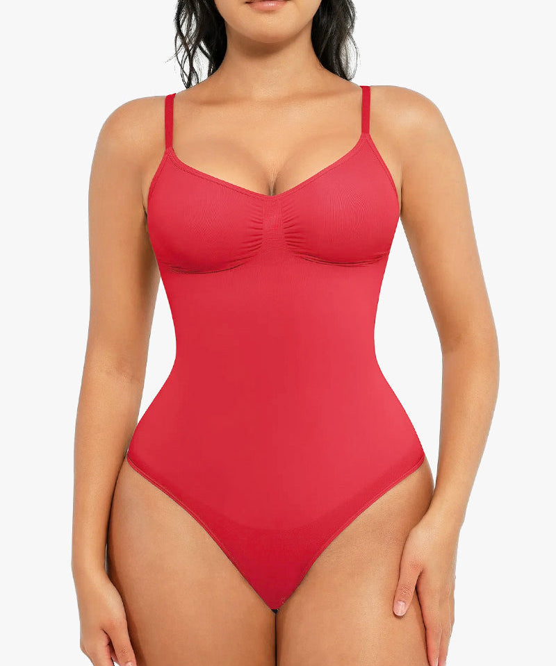 Tummy Control Seamless Thong Bodysuit