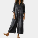 Monica - Denim Cotton Jumpsuit