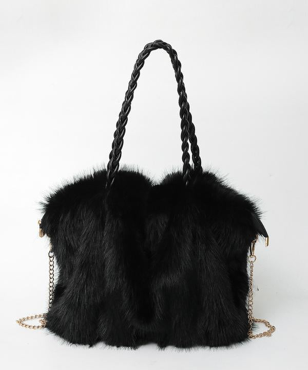 Bethany - Women Plush Velvet Shoulder Tote