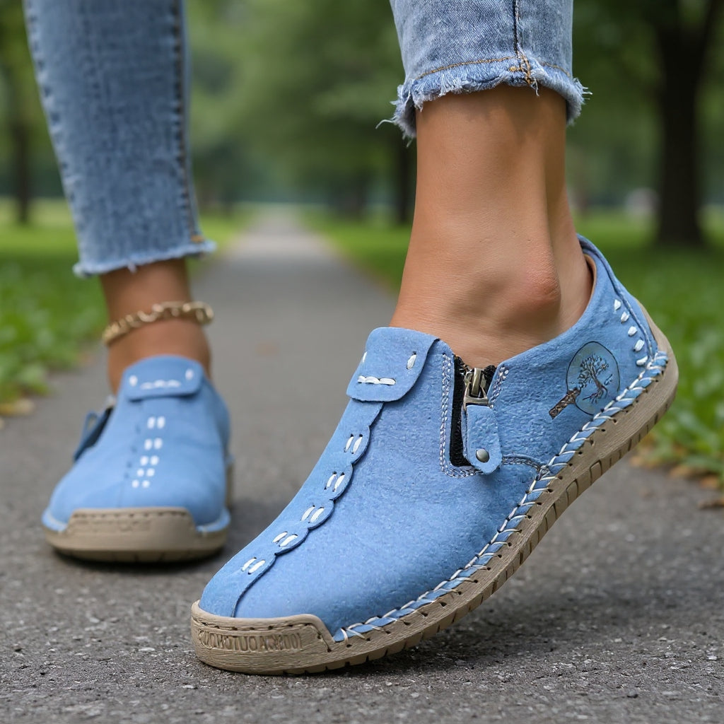 Elira - Comfort Sneakers with Zipper