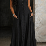 Eliza - Long Denim Dress