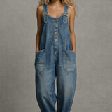 Lejla - Stylish Denim Jumpsuit With Pockets