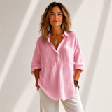 Maren Cotton Linen Blouse