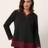 Johnny Collar Long Sleeve Top URSA