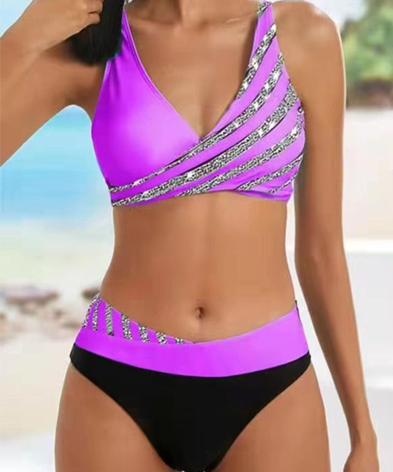 Maya - Printed Bikini in Warm Tones