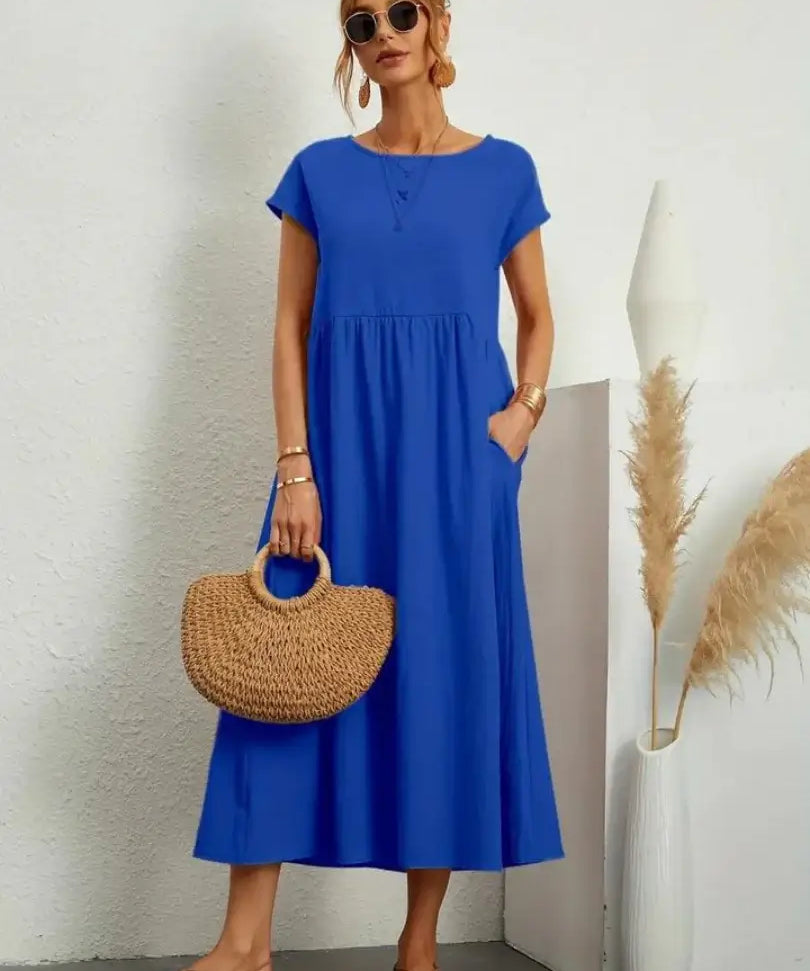 Celine - Midi Dress with Pockets