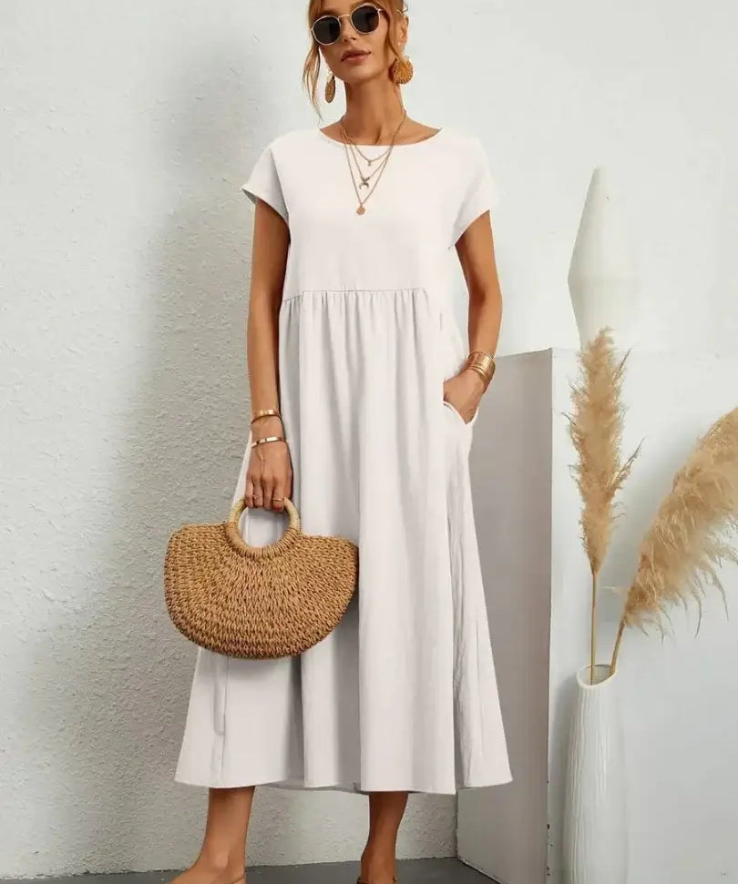 Celine - Midi Dress with Pockets