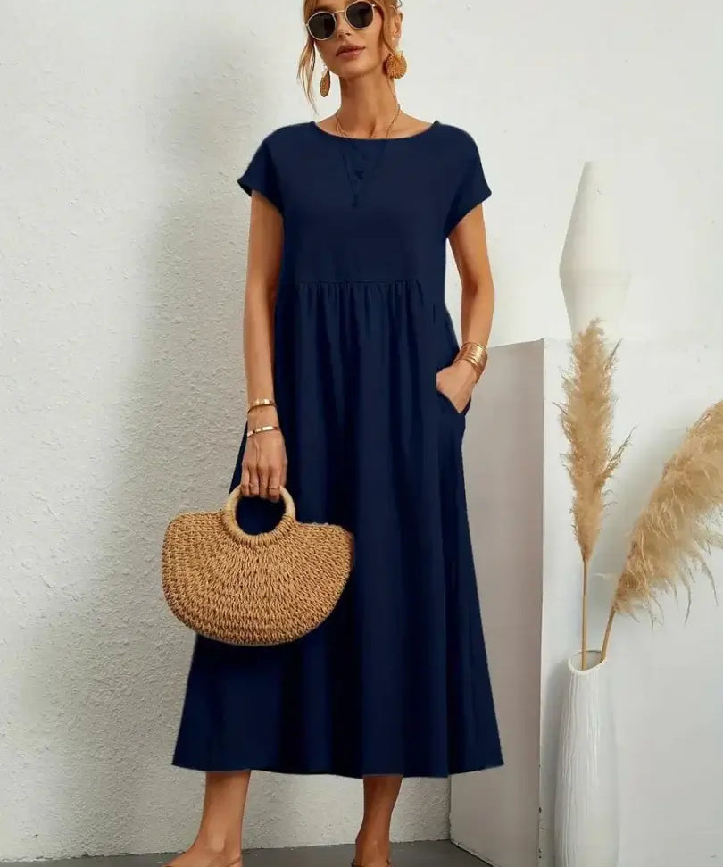 Celine - Midi Dress with Pockets