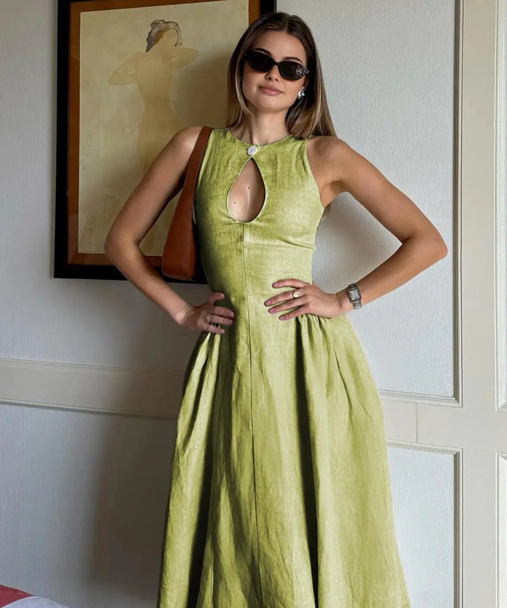 Sara - Elegant Midi Dress