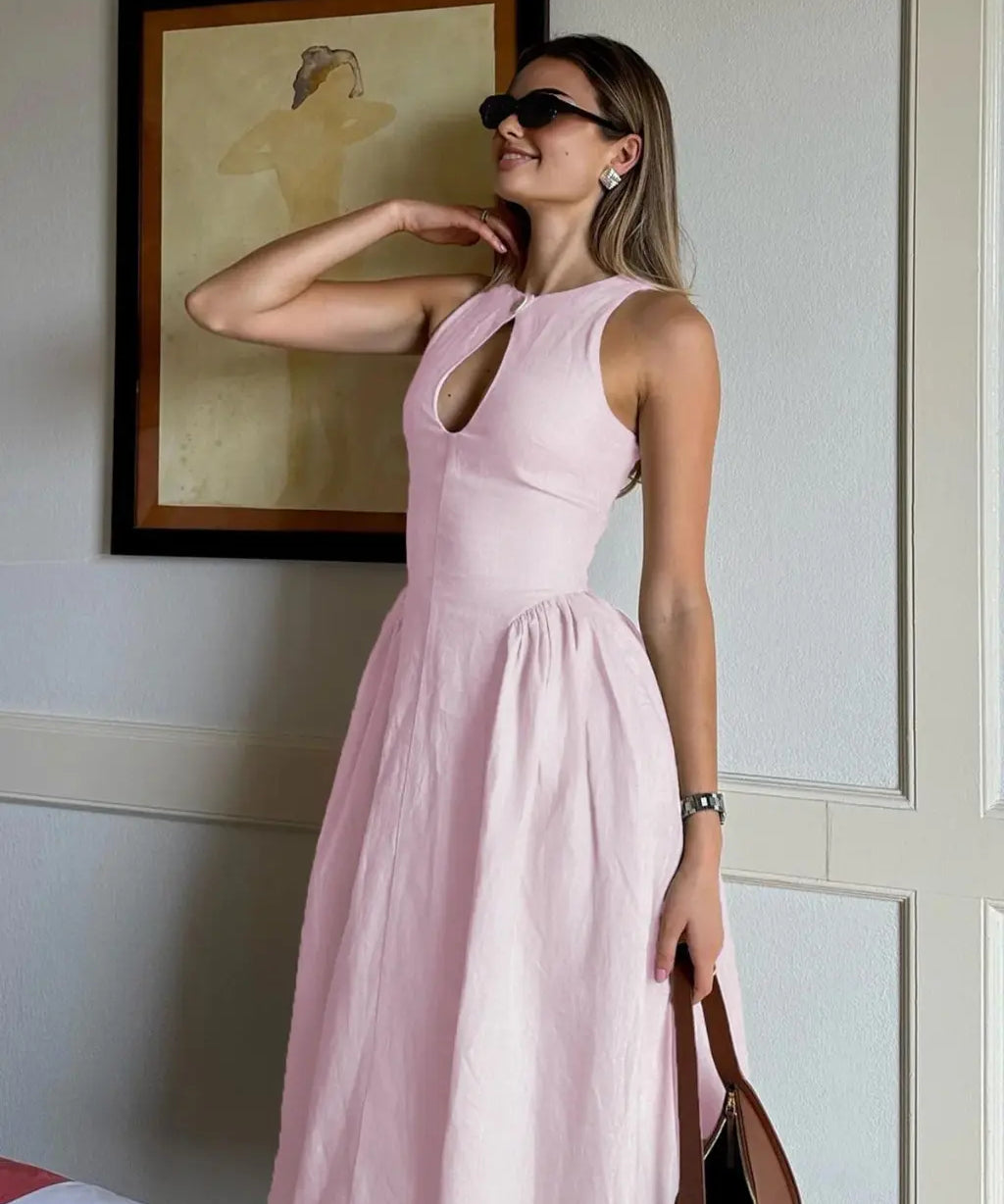 Sara - Elegant Midi Dress