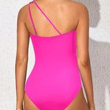 Maclair & Co. - One Shoulder One Piece Swimsuit for Women Tummy Control Bathing Suits