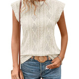 DELICE - Women Lightweight Knit Chic Tee