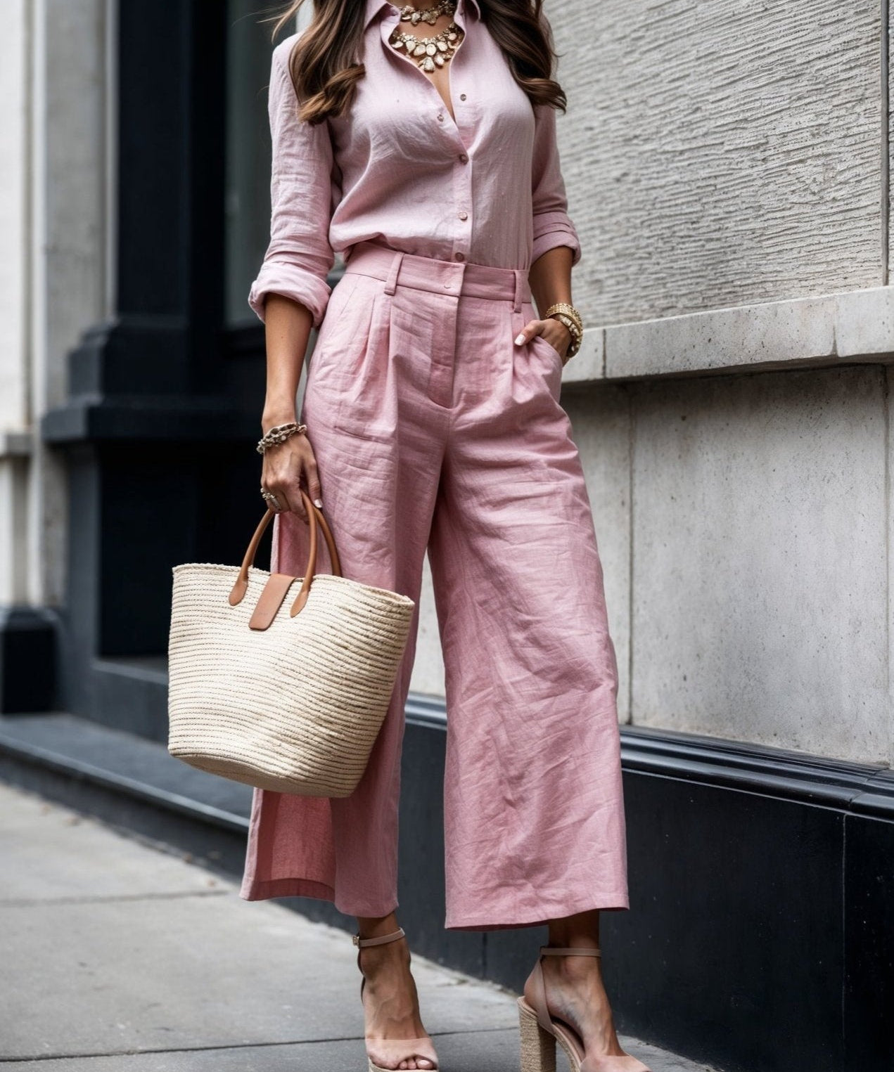 Isadora - Casual Chic Look Pink