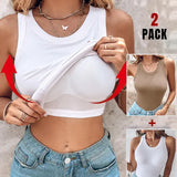 DASHA™ - Comfort Built-In Bra Tank Top (Pack of 2)