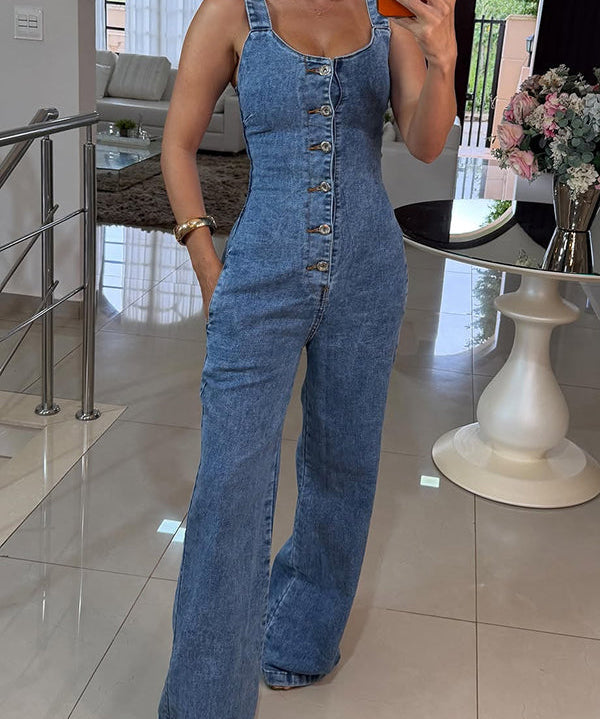 Heidi - Denim Jumpsuit