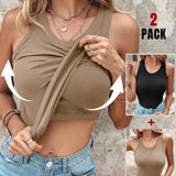 DASHA™ - Comfort Built-In Bra Tank Top (Pack of 2)