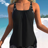 Selena - Tankini with Sun Print