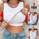 DASHA™ - Comfort Built-In Bra Tank Top (Pack of 2)