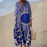 Denise - Summer Dress with Graphic Pattern