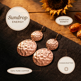 Sundrop Copper Earrings