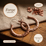Forge Copper Earrings