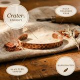 Crater Copper Bracelet