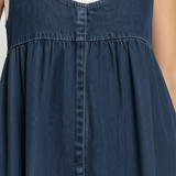 Ivy - Vintage Denim Maxi Dress